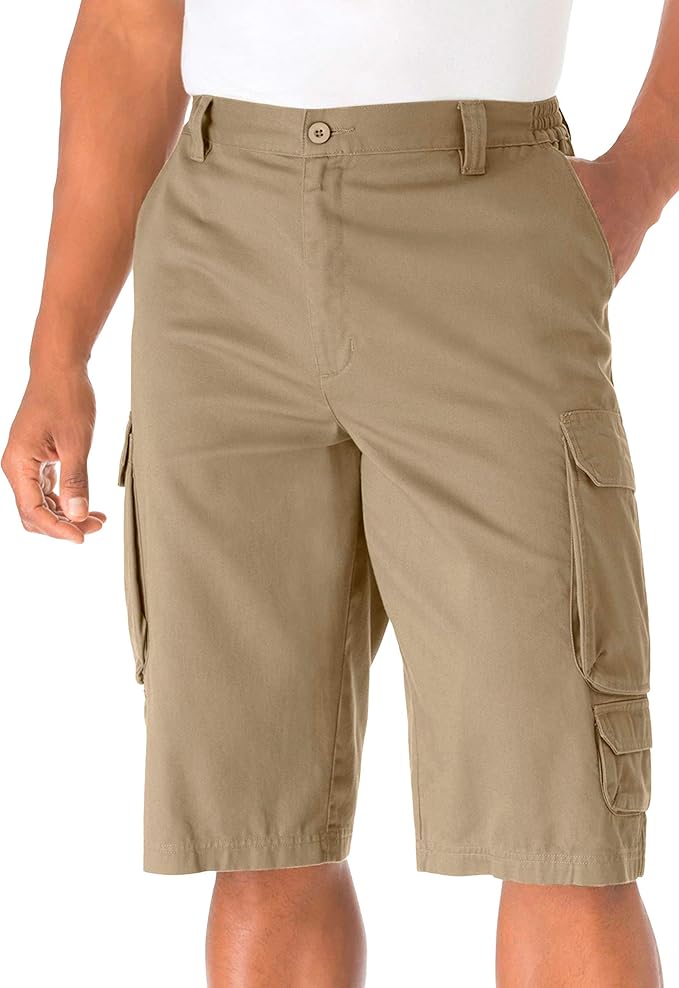 big mens khaki shorts