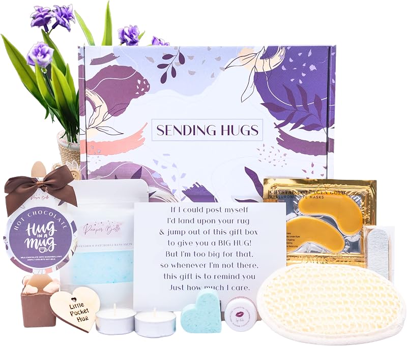 Pamper Belle Hug in a Box Women Gift Set Bath Spa Relaxation Birthday Her Mum