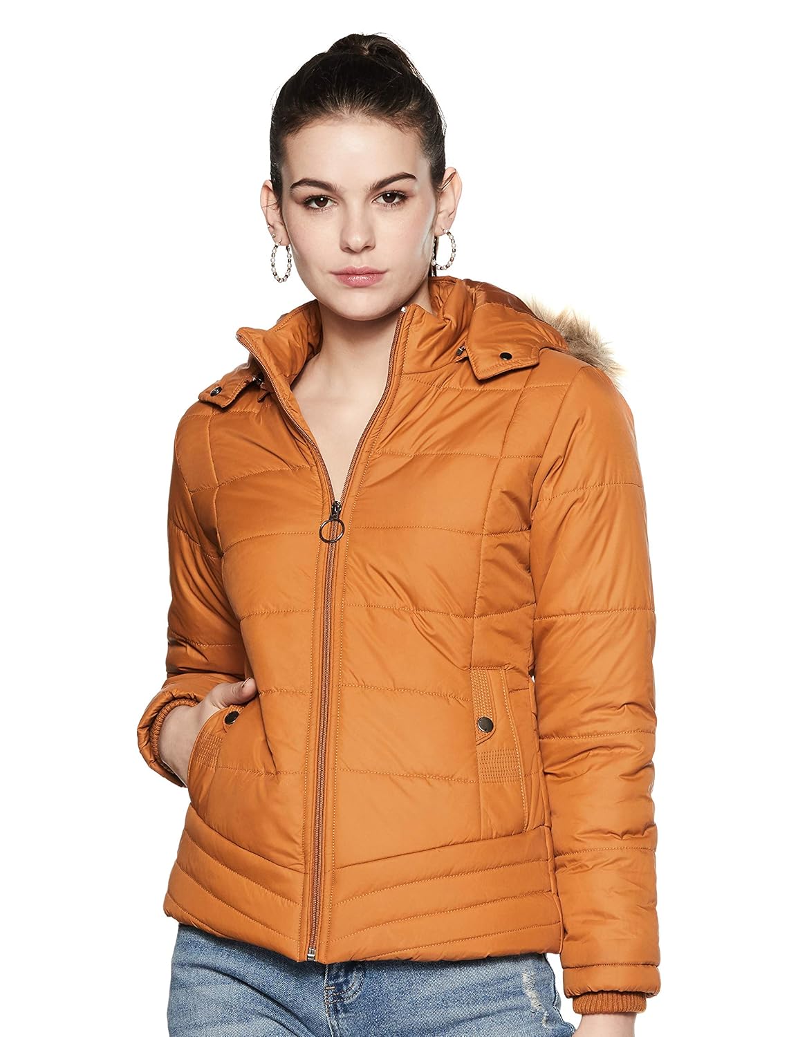 Navy Blue Color Fleece Jacket For Women's Best Price With Best Deal in Your City