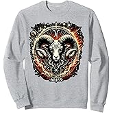 Aries Zodiac Star Sign Constellations for Astrologers Sweatshirt