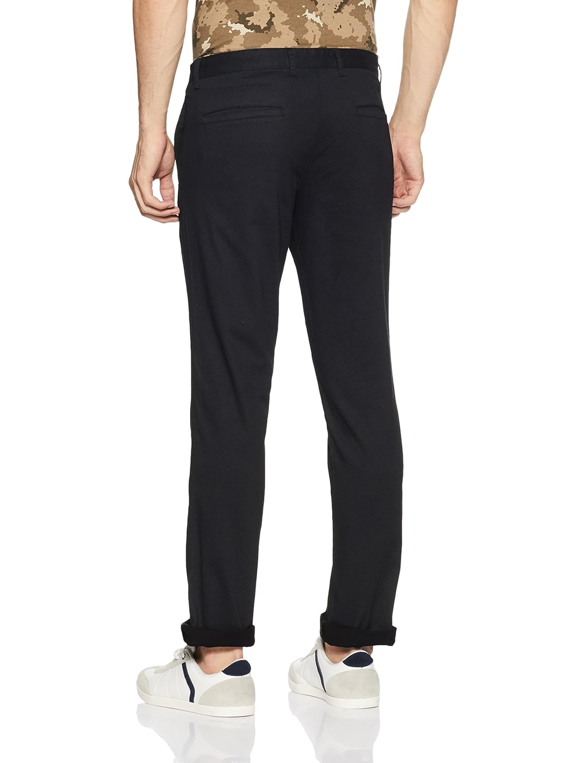 diverse mens slim fit casual trousers