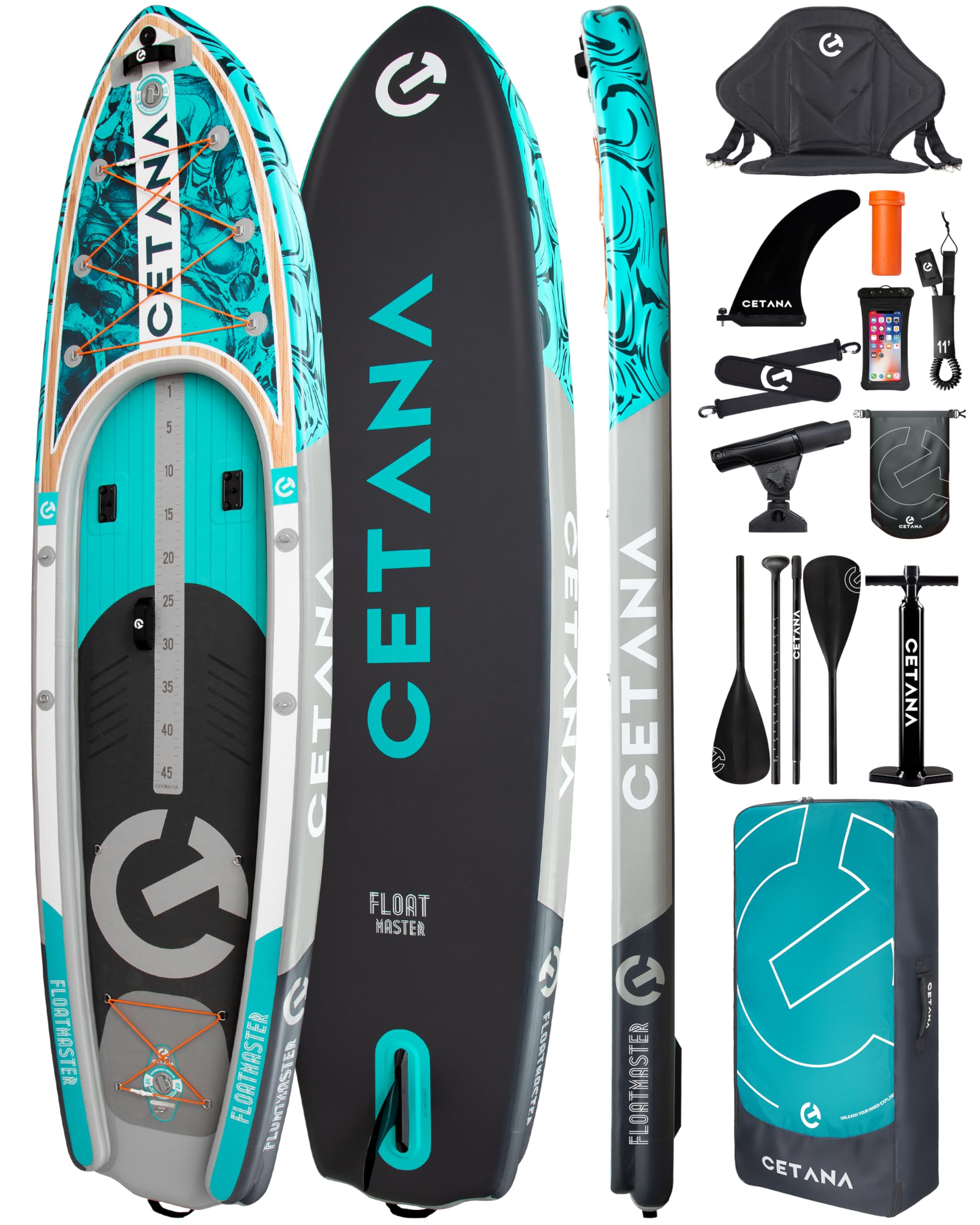CETANA 11'6×35"x7" Extra Wide Fishing Inflatable