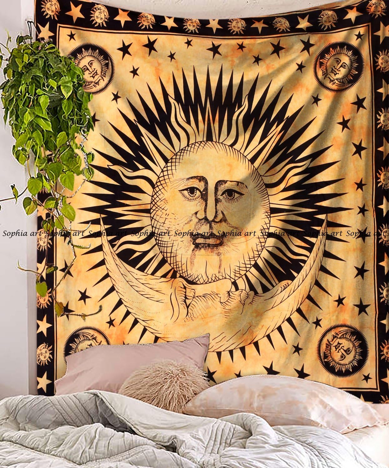 Amazon Com Sophia Art Sun Moon Urban Magical Thinking Tapestry