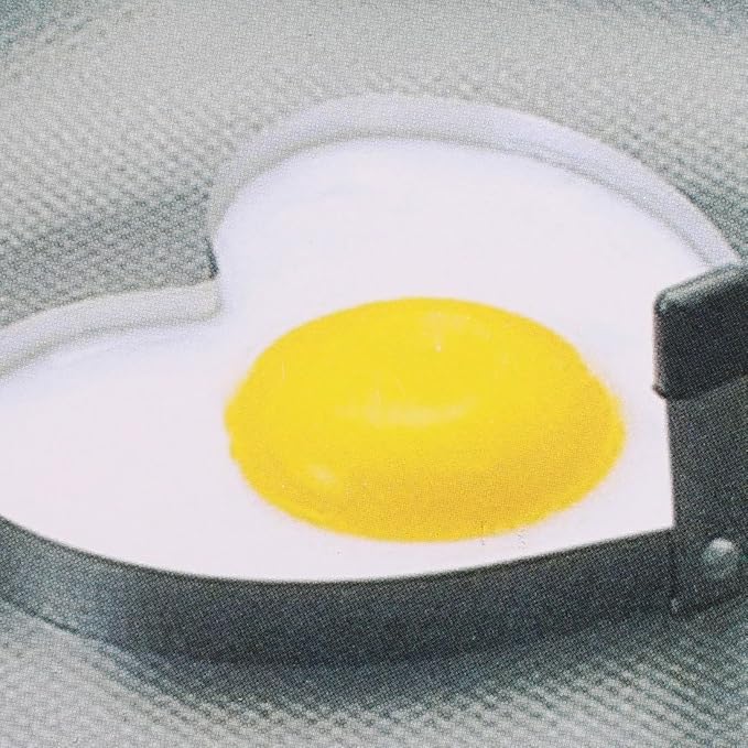 Amazon.com: Anillo de molde eDealMax acero inoxidable del diseño del corazón del hogar Freír Huevo 3 piezas: Kitchen & Dining