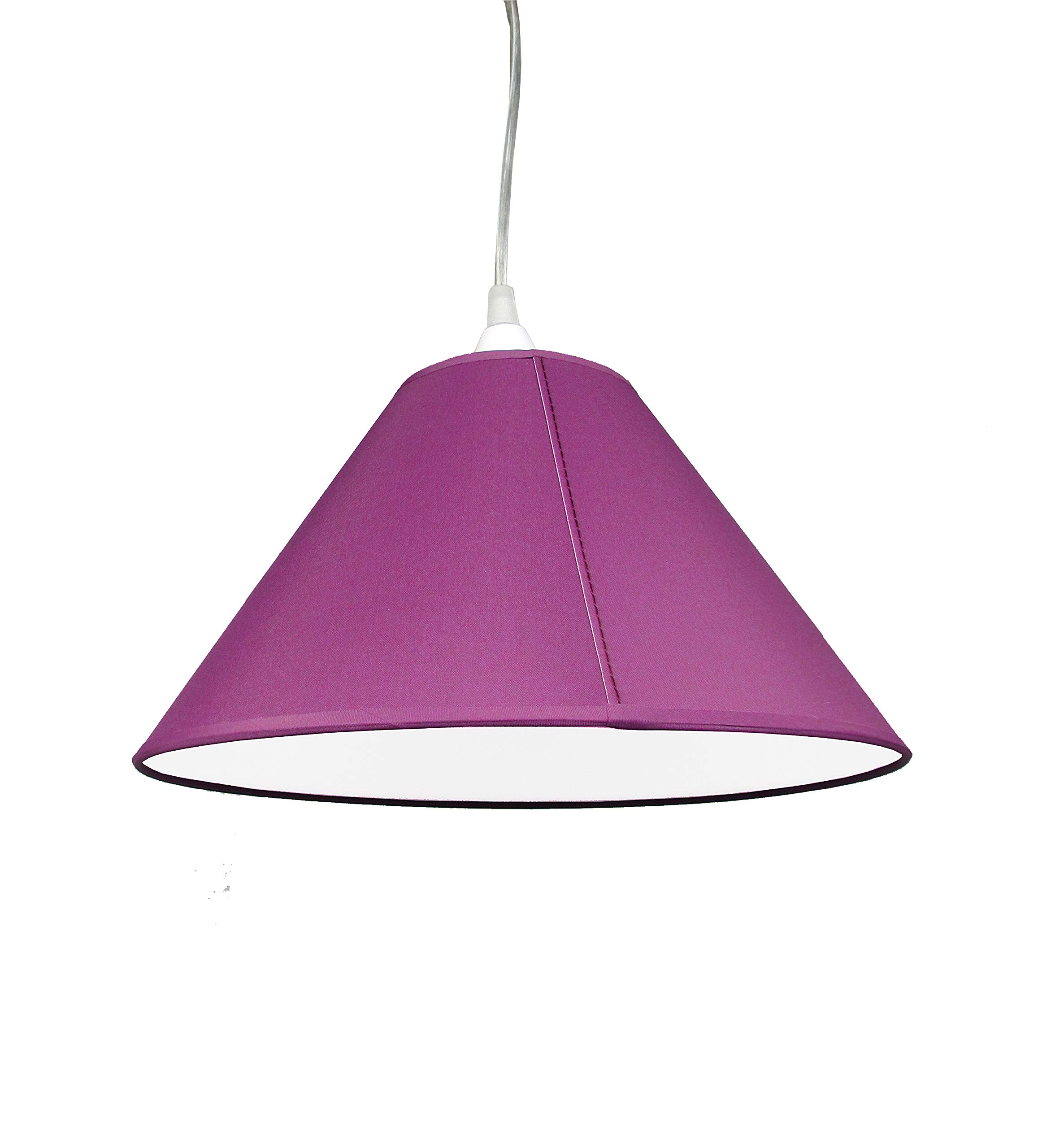 10 Inch Linen Tapered Edge Coolie (Plum)