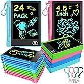 Electight 24 Pack LCD Writing Tablet for Kids, 4.5 Inch Colorful Drawing Pad, Erasable Reusable Electronic Doodle Board Drawing Tablet, Educational and Learning Toys for Boys Girls Ages 3 4 5 6 7 8