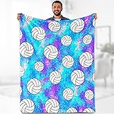 Volleyball Blanket Gift for Boy Girls Teens Volley Ball Lovers Sport Players Adults Bedroom Living Room Decor Soft Cozy Bed Couch Plush Birthday Christmas Throw Blanket 50"x60"