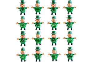 HOLYDECK 16Pcs St Patrick's Day Porcupine Toys,Squeeze Miniatures Toys Stress Relief Boys Balls Fidget Toy for Kids St Patrick's Day Party Favor