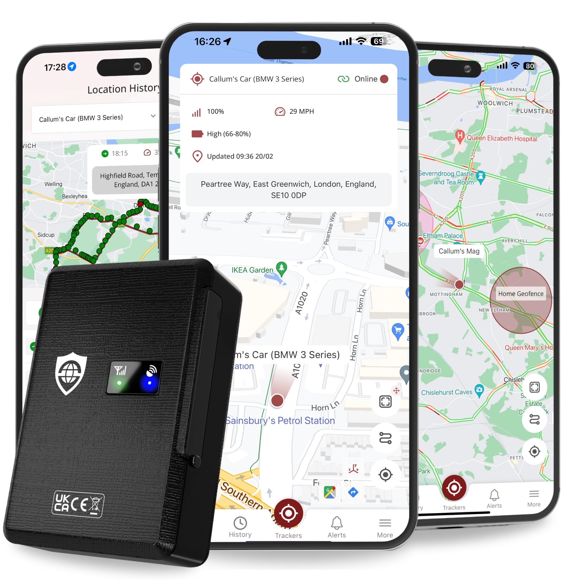 SafeTag Mag 4G – Rechargeable & Magnetic GPS Tracker for Car, Van, Motorbike, Caravan, etc. 90 Day Standby, Real Time Tracking & Instant Alerts, 7 Day Free Trial & SIM Included, Designed in the UK