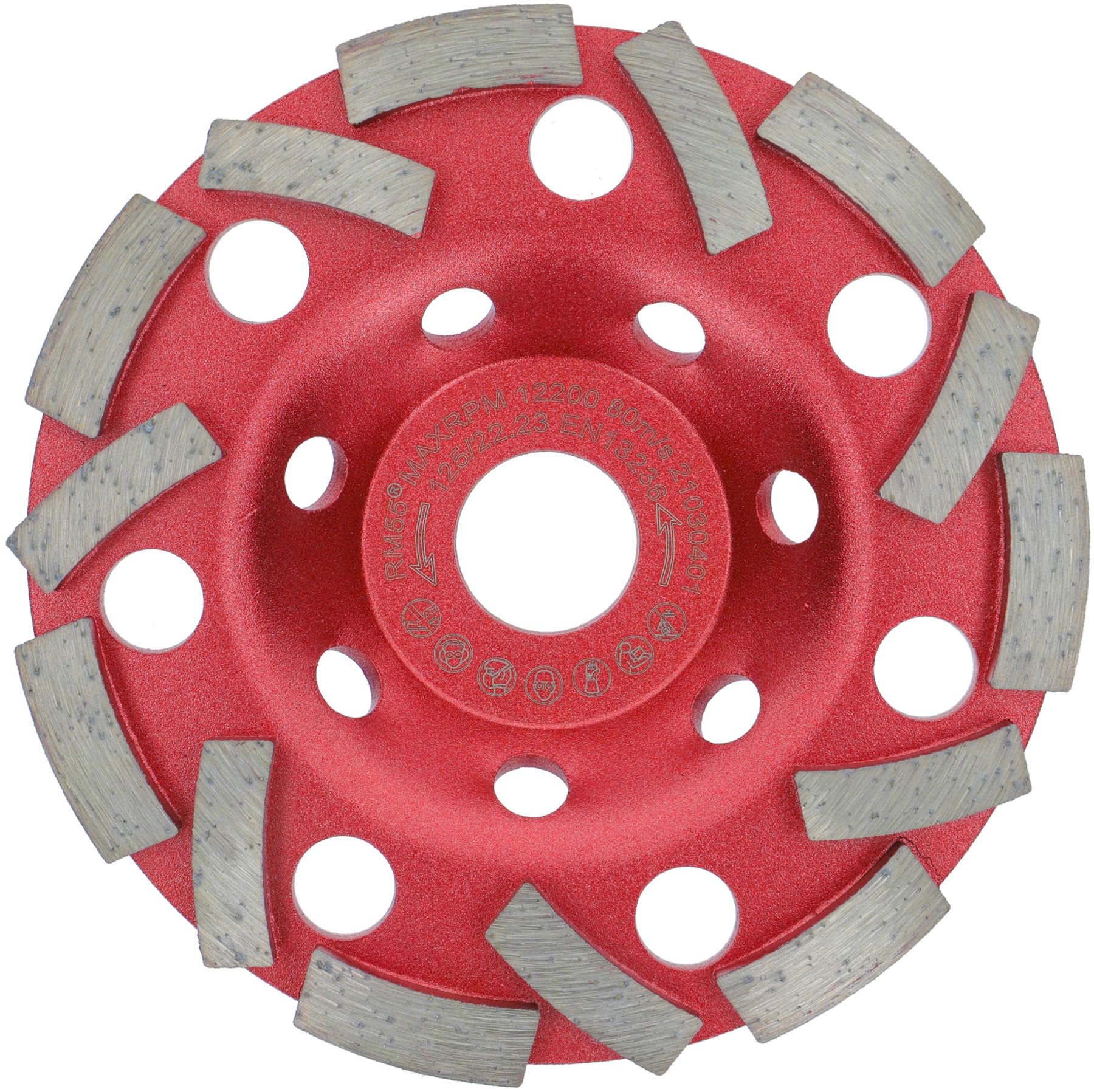 PRODIAMANT Diamond grinding wheel Extra Speed Concrete 5 inch 125 mm x 22.2 mm Grinding disc for concrete tile adhesive and masonry