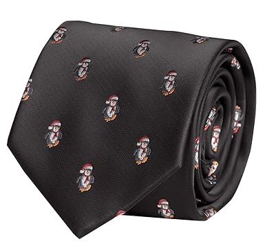 Fabio Farini Krawatten mit Weihnachtsmuster, perfekt als Geschenk