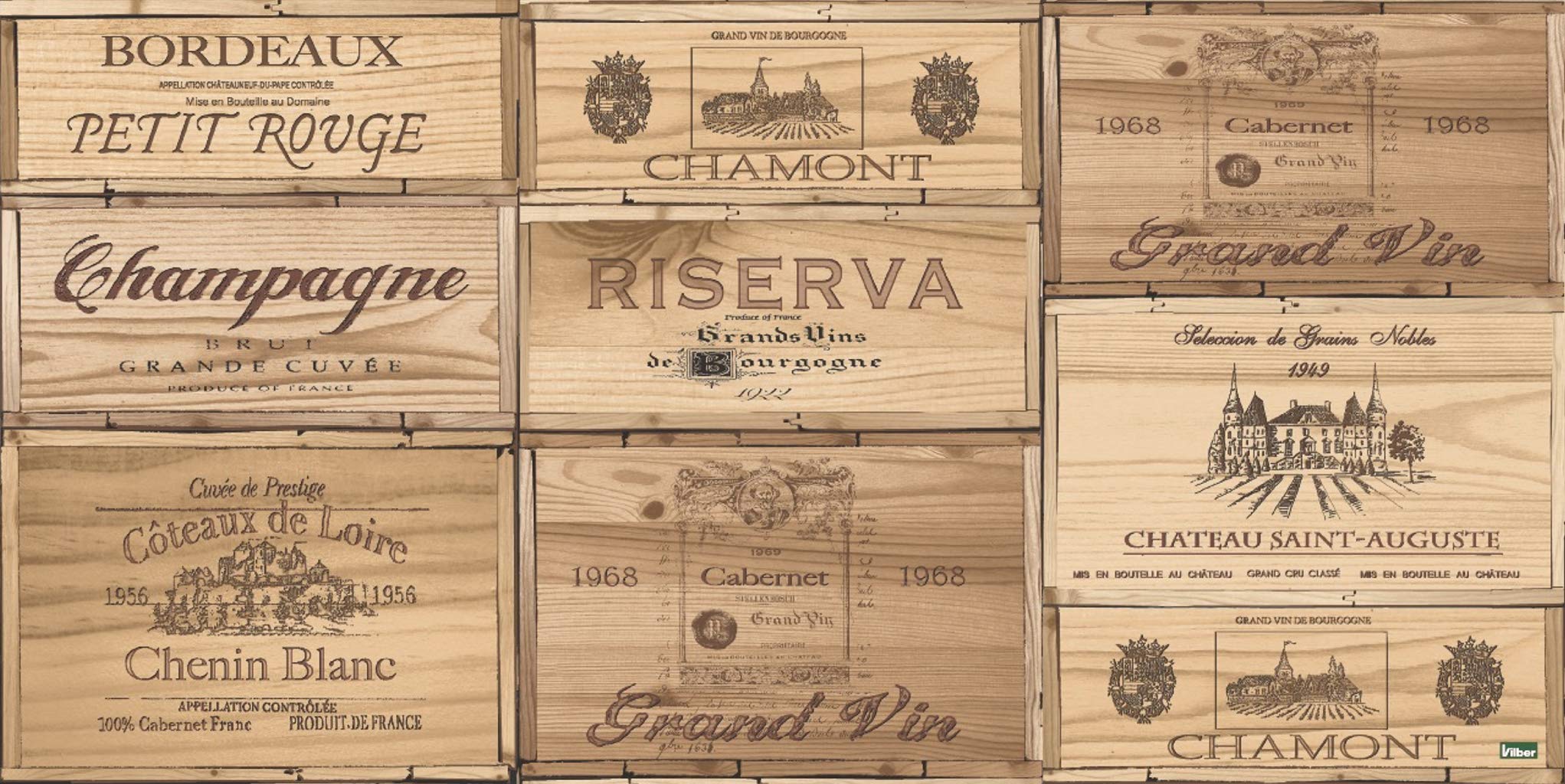 Vilber Large Chef Riserva Mat, Vinyl, Brown, 50 x 100 x 0.2 cm