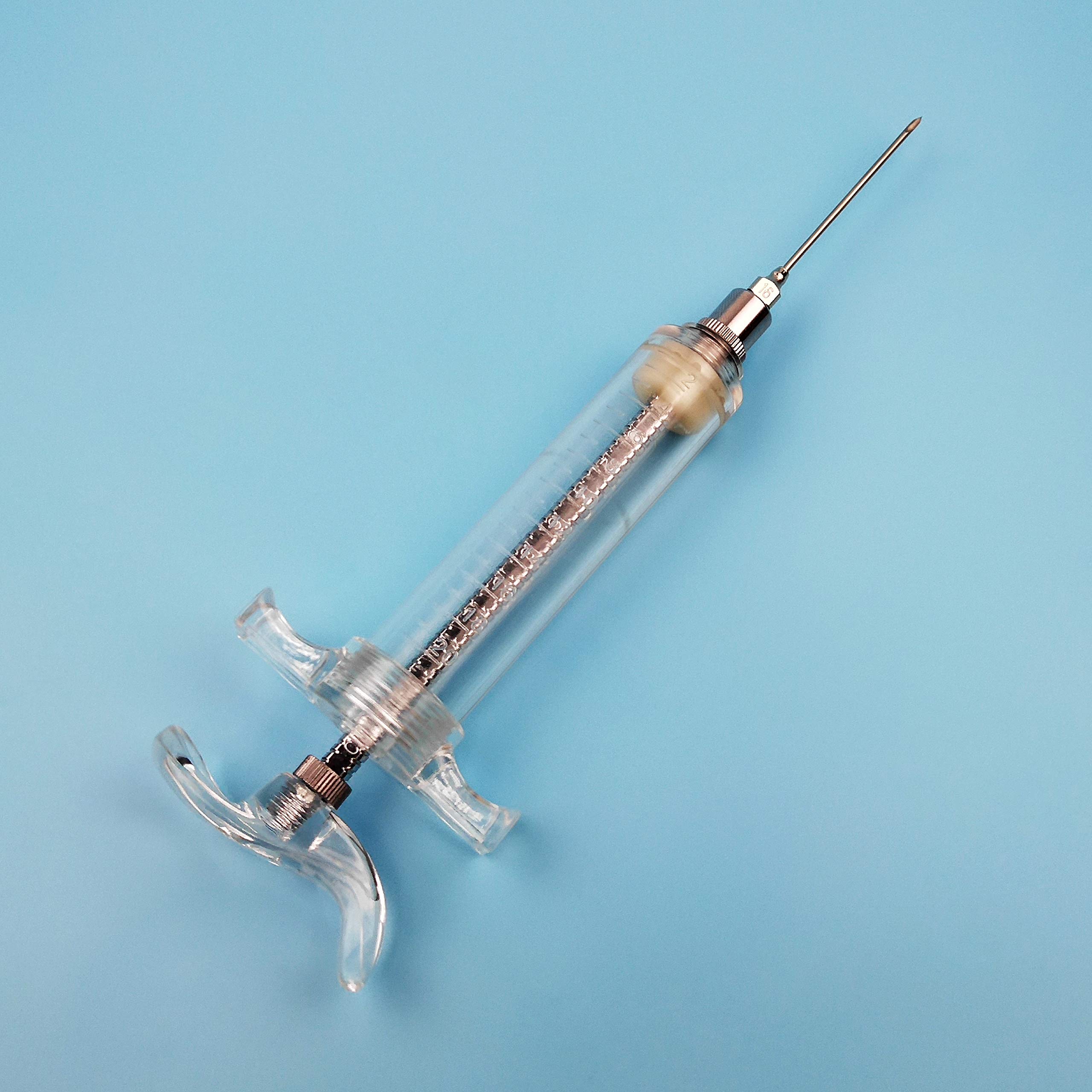 Syringe Injector 20ml Syringe with Stainless Steel Needles, Spice
