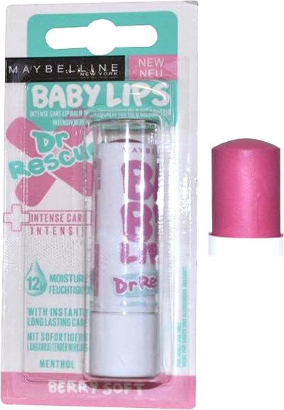 Maybelline Baby Lips Dr Rescue Lip Balm 60 Berry Soft Medicated Care 12Hr