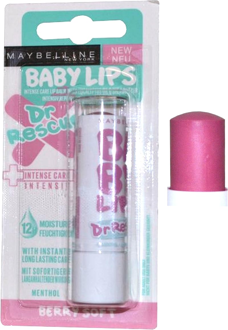 Maybelline Baby Lips Dr Rescue Lip Balm 60 Berry Soft Medicated Care 12Hr