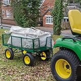 Gadgetking 500KG Heavy Duty Garden Trolley Quad Trailer Utility Wagon view 6