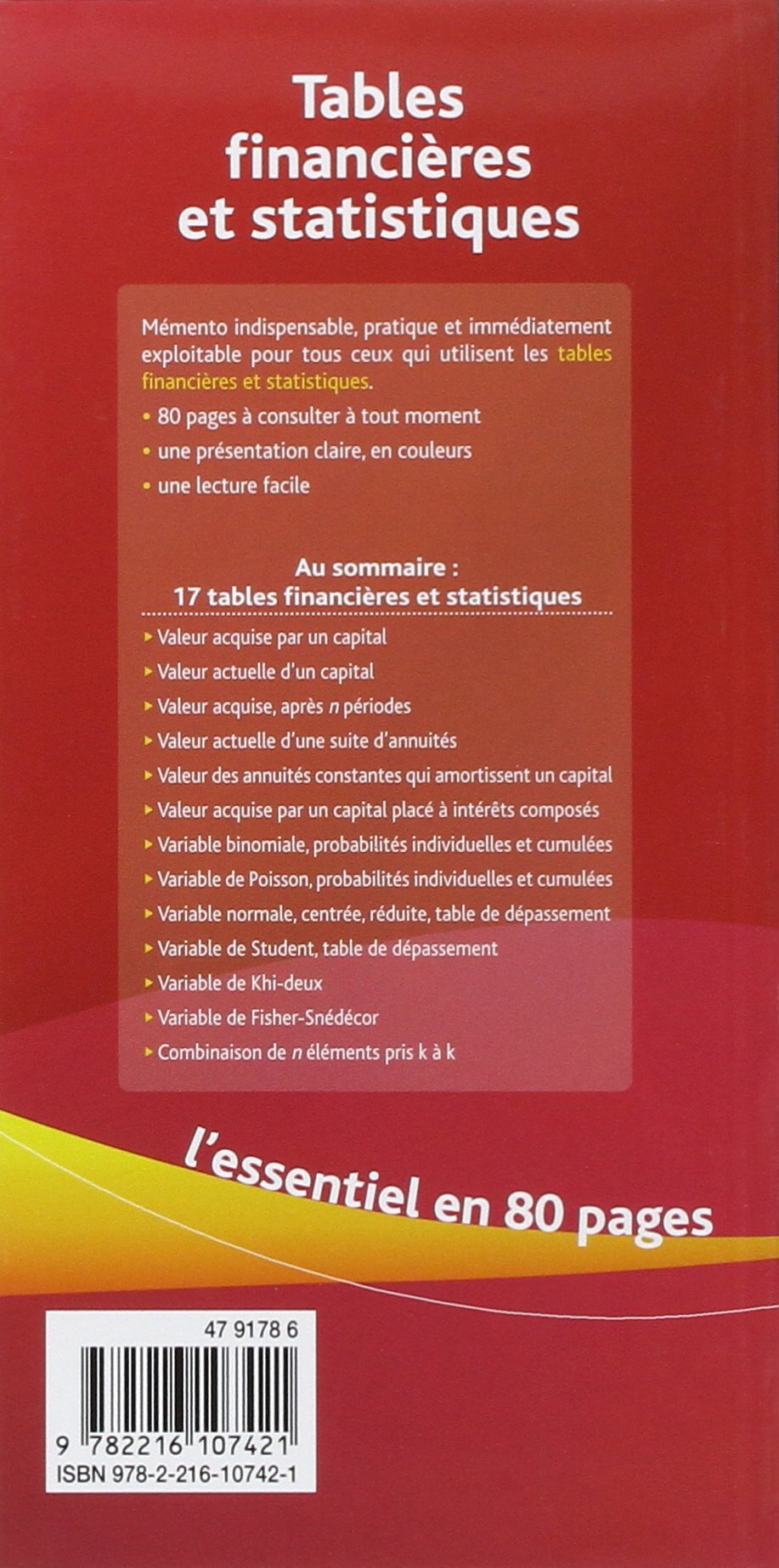 Tables Financieres Et Statistiques Les Mini Memos Foucher 3 Amazon Com Books