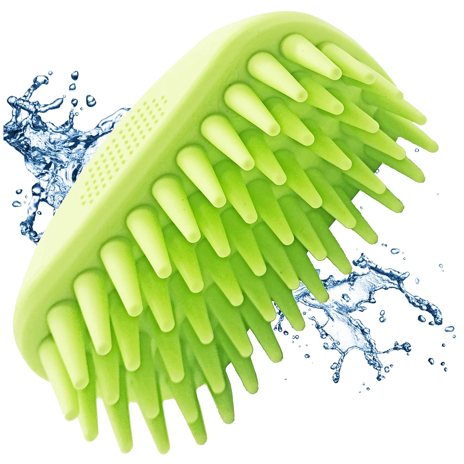 Dog Bath Brush Best Pet Bathing Tool for Dogs Soft Silicone