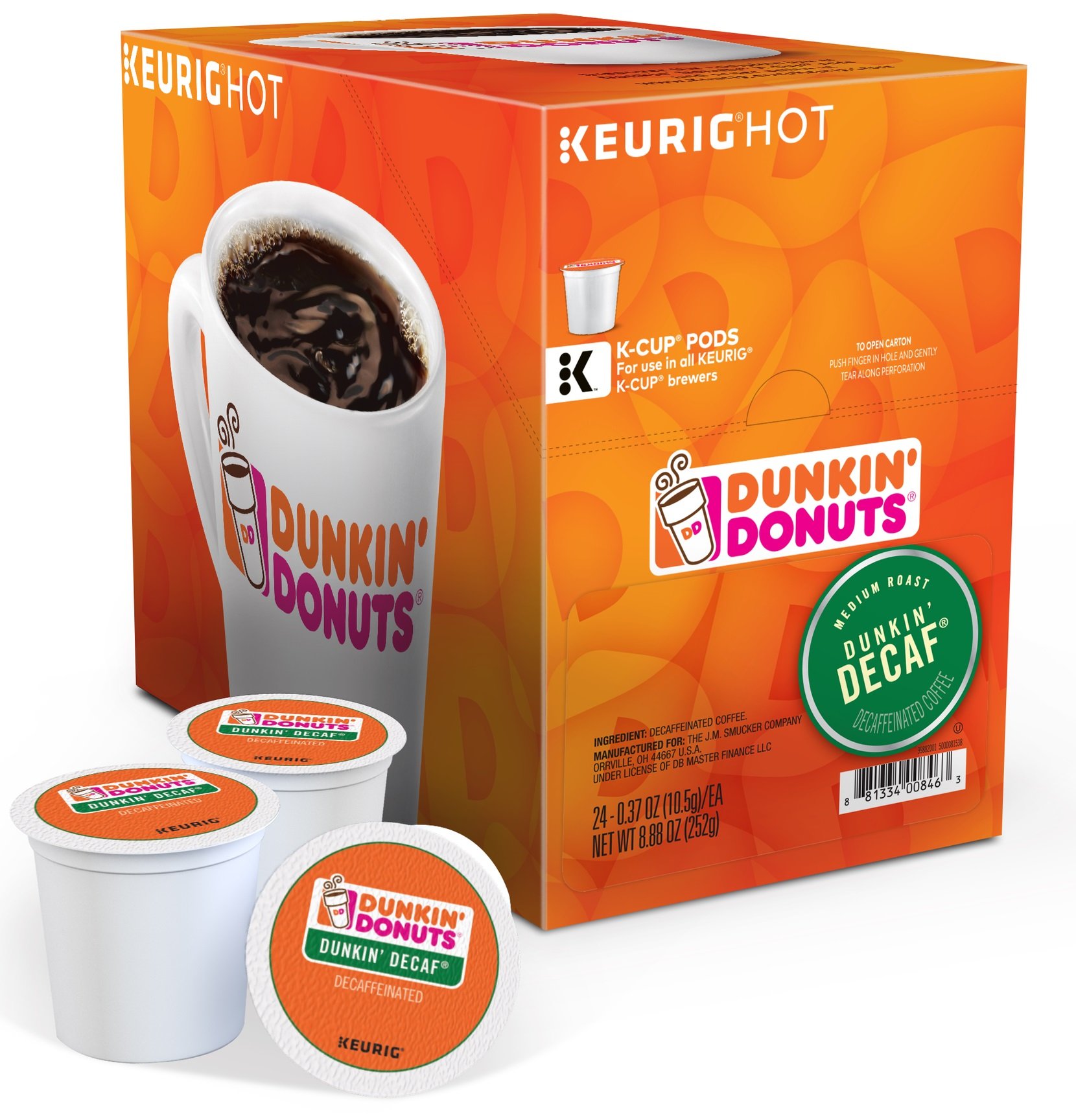 Dunkin Donuts Dunkin Decaf KCups (24 Count) 745352460385 eBay