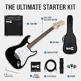 RockJam Electric Guitar Kit with Amp Bag Whammy Strap Lead Lessons view 4