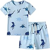 Owlivia 100% Organic Cotton Baby Short Sleeve Pajama Sets, Toddler Boy Girl 2-Piece Sleepwear