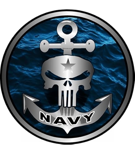 Amazon.com - Round United States Navy Top Gun Sticker (Naval