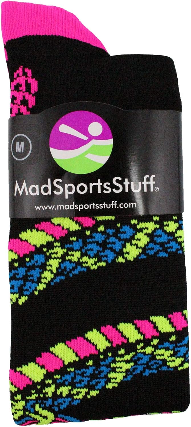 MadSportsStuff Crazy Snake Over The Calf Athletic Socks : Clothing