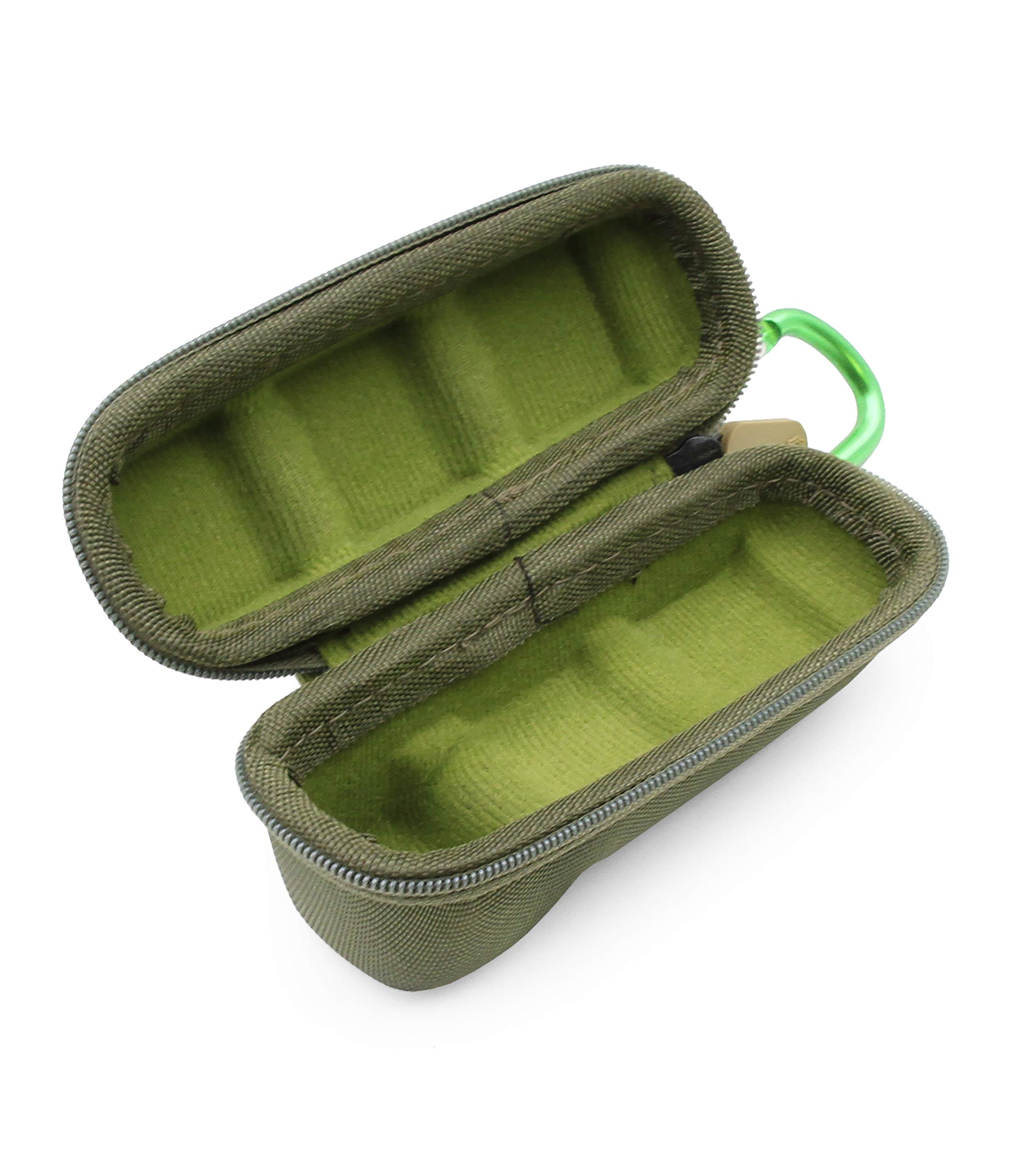 Casematix Forest Green Travel Case Fits Asthma Inhaler, Includes Case Only