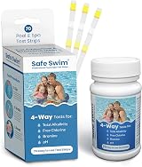 Safe Swim 4-Way Test Strips for Pool, Spa & Hot Tub - 70 Strips Made in USA view 1