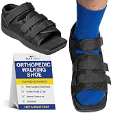 Brace Direct Post Op Shoe for Broken Toe, Stress Fracture &amp; Surgery L3260 | Cast Shoe &amp; Foot Brace for Bunion, Hammer Toe &amp; Metatarsal Relief, Adjustable Medical Walking Boot Alternative (Men's S)
