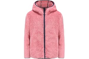 FUNNYPAJA Boys Girls Soft Fleece Sherpa Full-zip Jacket