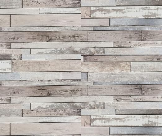 HORI® Klick Vinylboden PVC Bodenbelag I Wasserfest I viele Dekore wählbar I Eiche shabbylook I 8 Dielen im Paket = 1,74 m²