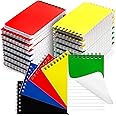 Hacaroa 30 Pack Top Spiral Memo Pads, 3"x5" Lined Pocket Notebook Mini College Ruled Paper, Wirebound Small Steno Pads for Home, School, Office, 75 Sheets, Assorted Colors