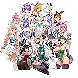 60pcs Hentaii Stickers for Adult,Sexy Nake Bunny