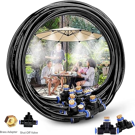Amazon Com H G Lifestyles Misters For Patio Misting System 26 2ft