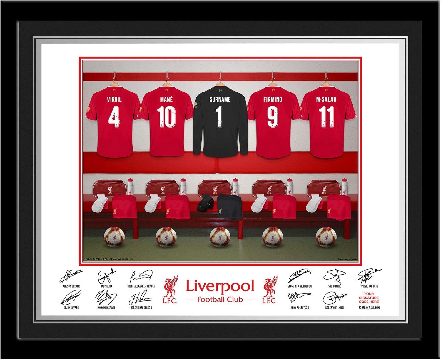 liverpool fc personalised shirt