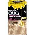 Garnier Olia Very Light Blonde Permanent Hair Dye, No Ammonia for A Pleasant Scent, Up To 100% Grey Hair Coverage, Maximum Colour Performance, 60% Oils - 10.0 Very Light Blonde