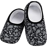 Snoozies Skinnies Butterflies Bees slipper socks for Women Sherpa Lining Soft Non Slip and Foldable