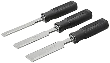 STANLEY 16-089 Wood Chisel Set ,3Pcs-1/2x7 3/4,3/4x7 3/4,1x7 3/4