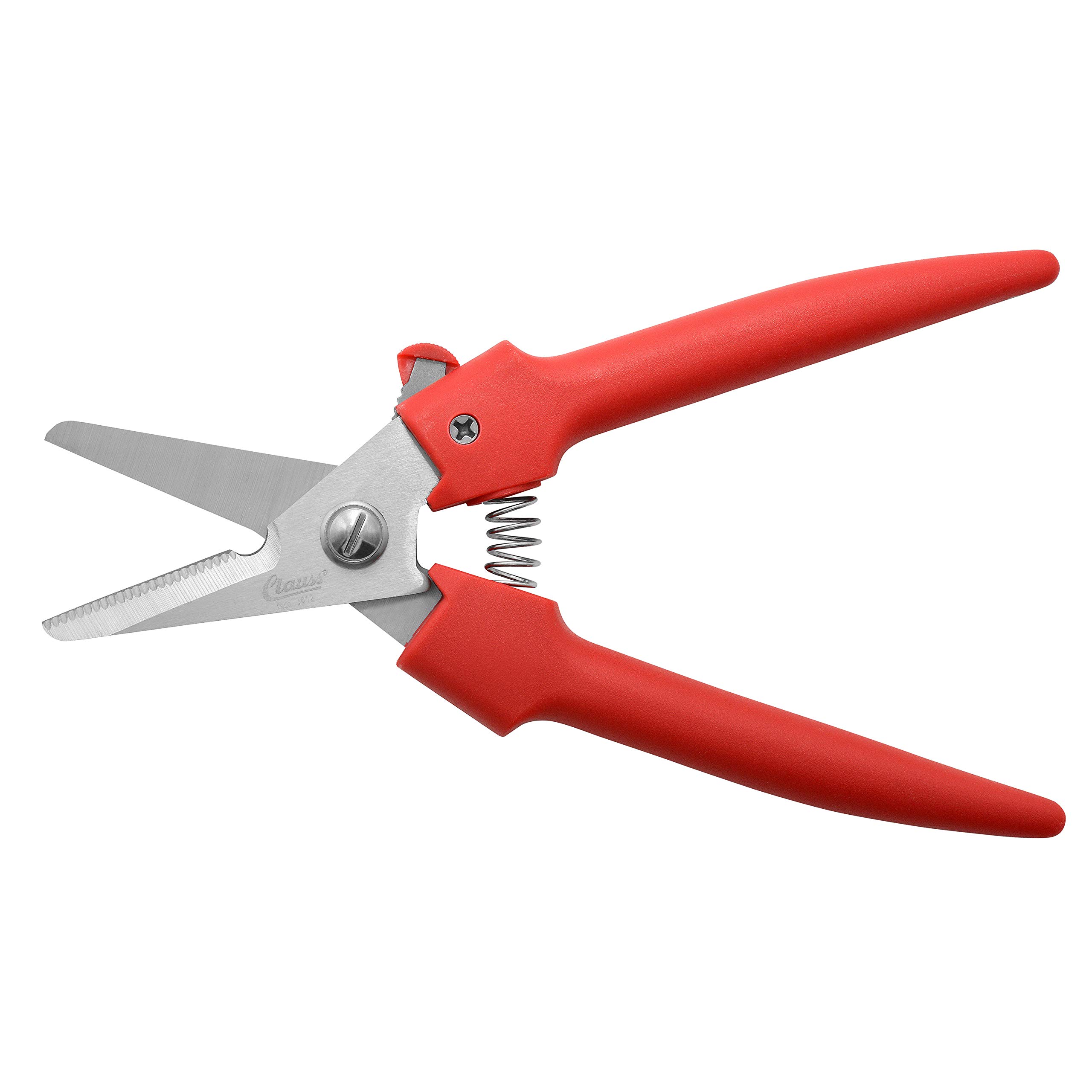 Clauss 33503 7.5-Inch Steel Floral Cutter - Red