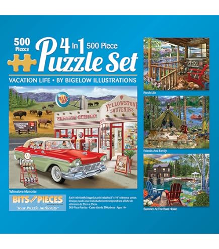 Amazon.com: Bits and Pieces – 4-in-1 Multi-Pack 500 Piece