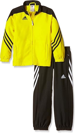 yellow black adidas tracksuit