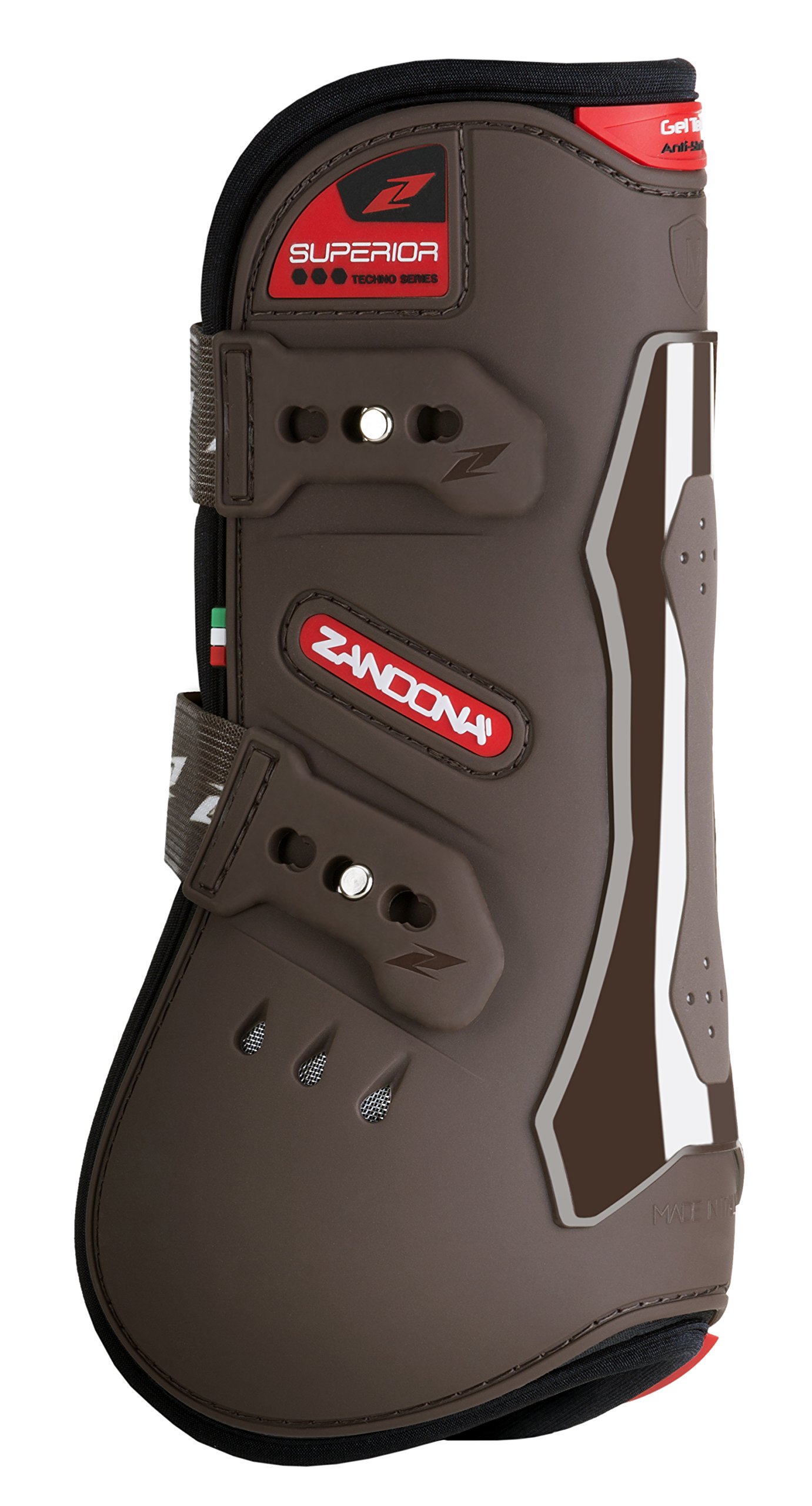 Zandonà E2130 SUPERIOR AIR Tendon Protection the Horse Gaiter, unisex, Superior Air Tendon, Brown