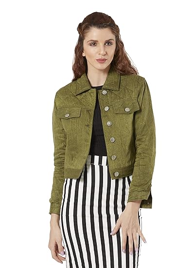 olive jean jacket womens