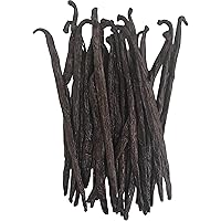 10 Organic Grade A Madagascar Vanilla Beans. Certified USDA Organic. 6"-7.5" for Extract, Paste, Essence and Baking by FITNCL
