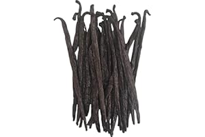 FITNCLEAN HERBS AND SPICES 10 Organic Grade A Madagascar Vanilla Beans. Certified USDA Organic. 6"-7.5" for Extract, Paste, Essence and Baking by FITNCLEAN VANILLA. Bulk Bourbon Fresh NON-GMO Whole Gourmet Pods