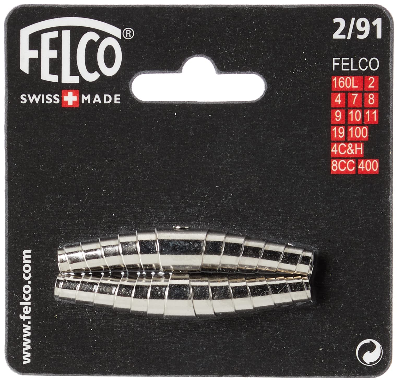 Felco Spares Replacement Springs Felco 2/4/ 7/8/ 9/10/ 11/100 Packs of 2-2/91 Made in Switzerland