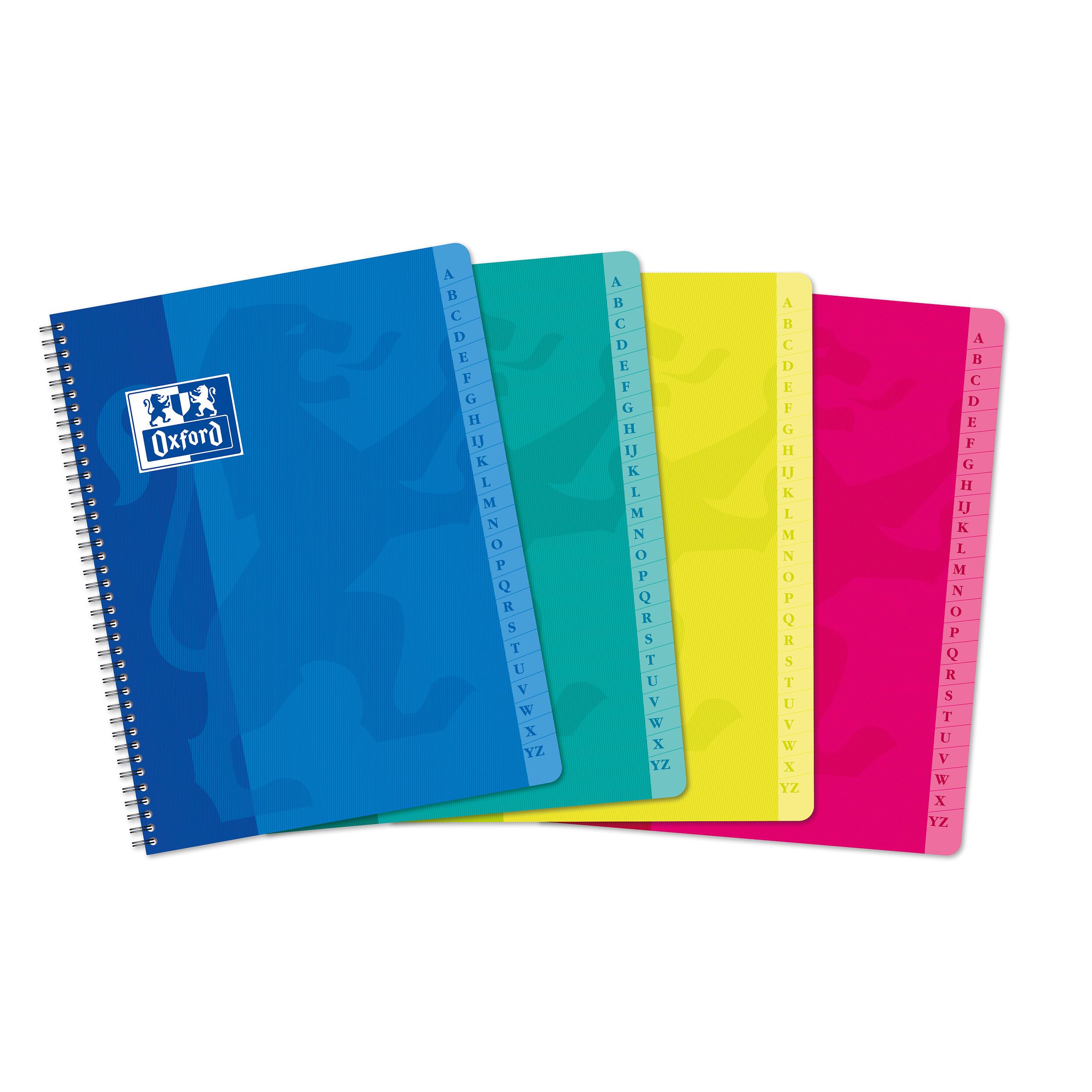 OXFORD Directory Binding 17 x 22cm 180 pages - small tiles - Assorted color