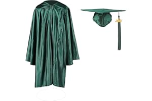 FtyFty Shiny Kindergarten Graduation Cap and Gown Set