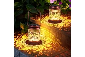 KOOPER Solar Lanterns Outdoor Waterproof Birthday Gifts for Women Mon Grandma, Brighter Hummingbird Hanging Solar Lantern Lig